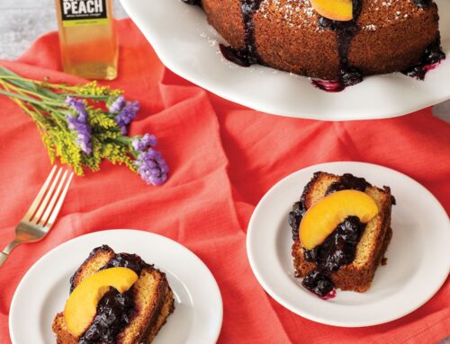 Olive Oil Breakfast Cake With Blueberry Compote