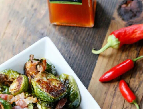 Bacon & Sriracha Roasted Brussel Sprouts