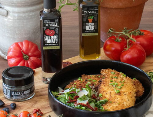 Tuscan Herb Chicken Cutlet with Arugula Salad