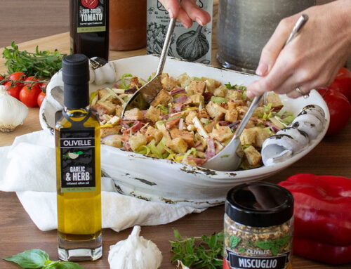 Italian Grinder Panzanella Salad