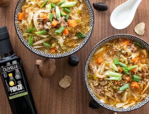 Miso Cabbage Udon Soup