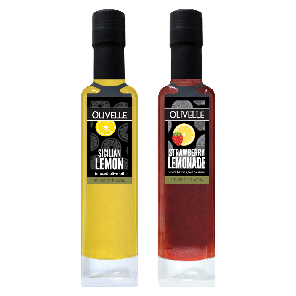 Sicilian Lemon Infused Olive Oil & Strawberry Lemonade White