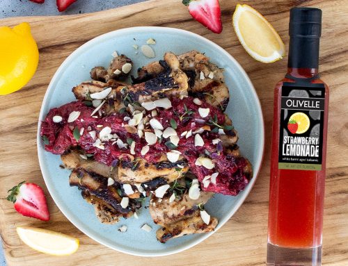 Grilled Chicken Thighs with Strawberry Chutney